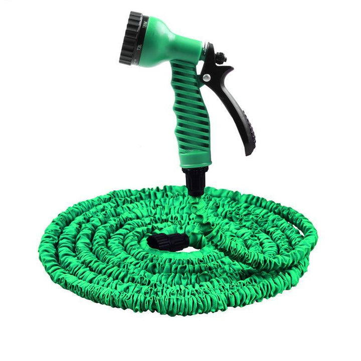 Multifunctionele sproeikop van de FlexaFlow tuinslang, met diverse sproeistanden voor tuin en schoonmaken.