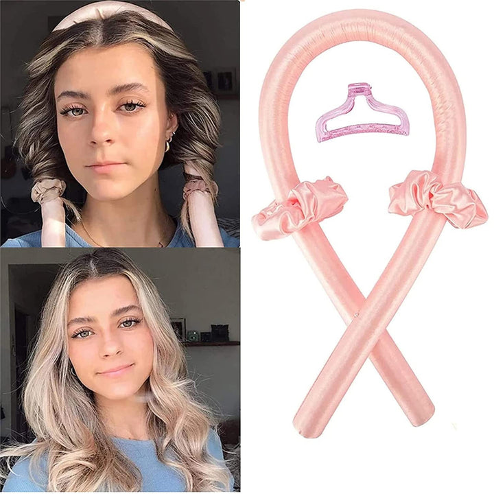 Flexibele kruller voor zachte, zijdezachte krullen zonder hitte, ideaal voor gezond stylen 's nachts.