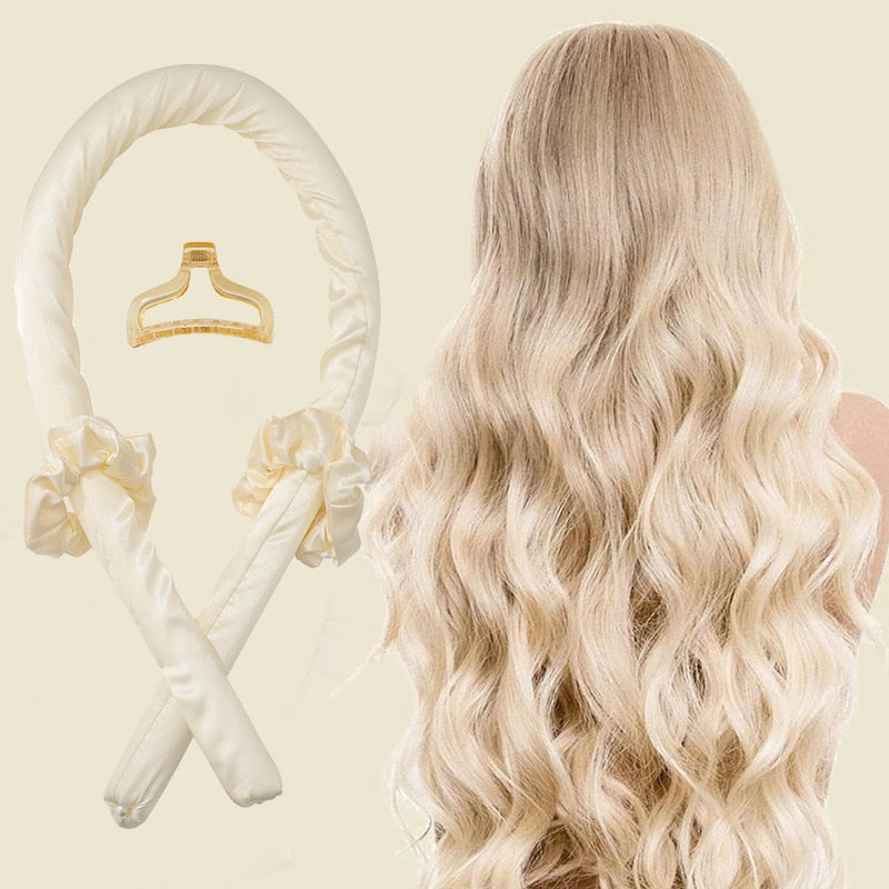 Flexibele kruller voor zachte, zijdezachte krullen zonder hitte, ideaal voor gezond stylen 's nachts.
