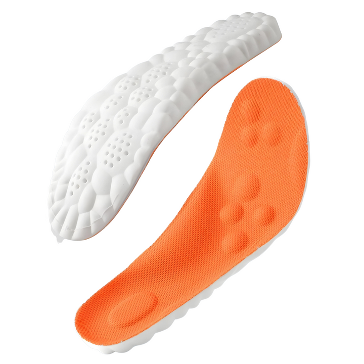 Unisex FlexiStride hardloop inlegzolen bieden comfort en ondersteuning voor alle sportieve voeten, met dempende zooltjes.