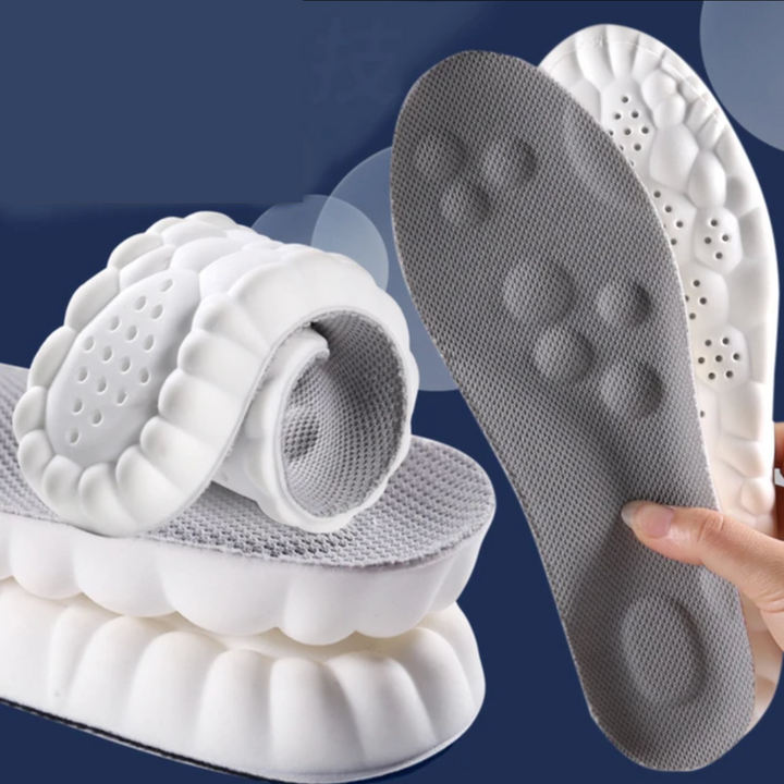 Ultiem comfort met FlexiStride hardloop inlegzolen, zorgen voor demping, ondersteuning en stabiliteit tijdens sport.