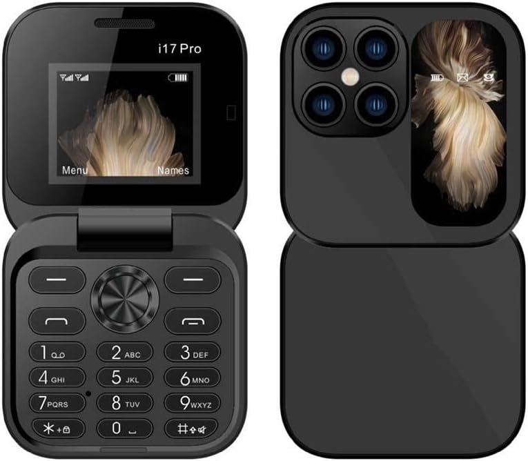 Opvouwbare FlipLite mobiele telefoon, compact, veelzijdig, met Dual-SIM en HD-camera, lichtgewicht ontwerp, ideaal voor reizen en dagelijks gebruik.