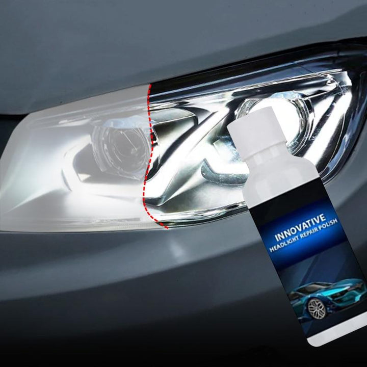 Vloeistof voor doffe autokoplampen, heldere koplamp na gebruik, verbeterd nachtzicht.
