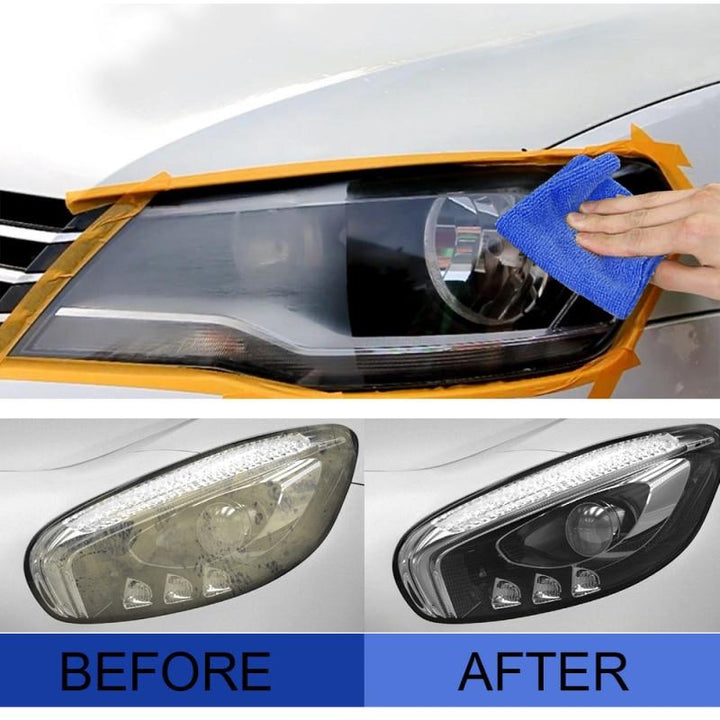 Vloeistof voor doffe autokoplampen, heldere koplamp na gebruik, verbeterd nachtzicht.