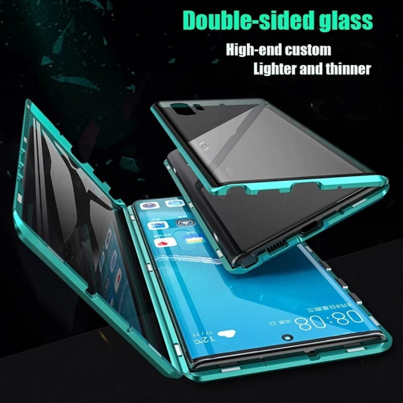 Robuuste Fortiq magnetische glazen telefoonhoes voor Samsung Galaxy, voor dagelijkse bescherming en stijl.