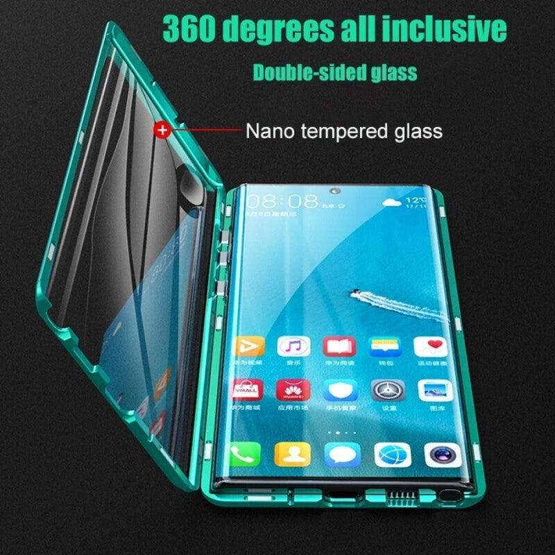 Complete bescherming met Fortiq magnetische glazen hoes voor Samsung Galaxy, rondom en duurzaam.