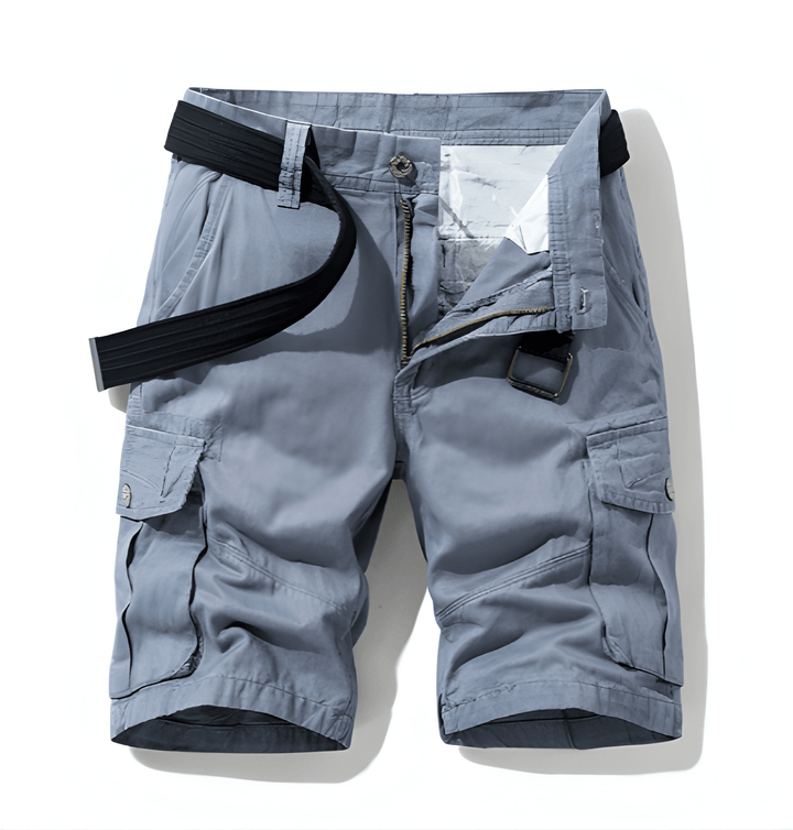 Comfortabele heren cargo shorts met praktische zakken, perfect voor zomerse avonturen en vrije tijd.