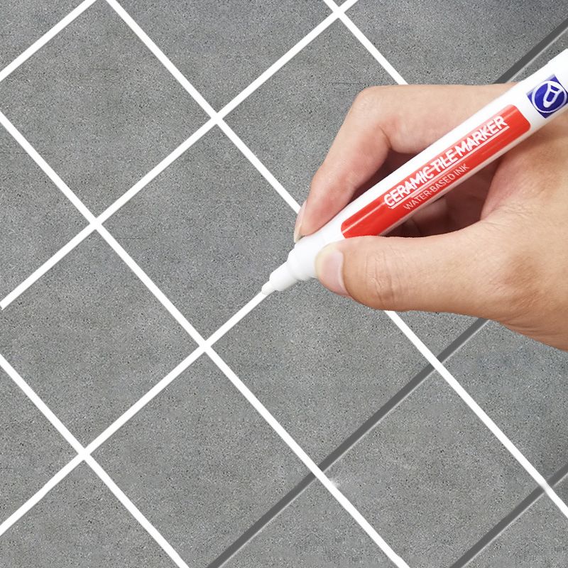 Voegenpen, waterdicht en anti-schimmel, voor schone keramische tegels in keuken en badkamer, wit, compact formaat