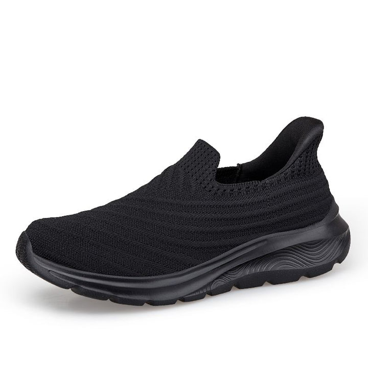 Dames slip-in ergonomische schoenen, gewatteerde zool, schokabsorberend, antislip, gemakkelijk aan te trekken