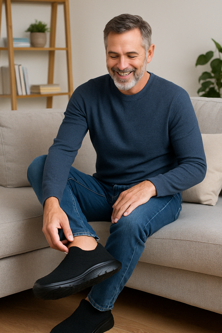 Ergonomische damesschoenen met antislipzool, handsfree aantrekken, perfect voor lange afstanden