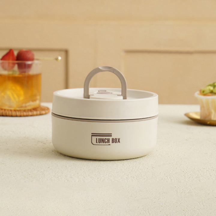 Meerlagige Isobox lunchbox met rvs binnenkant en GRATIS draagtas, houdt je eten vers en warm.