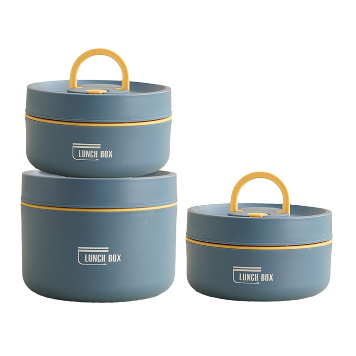 Warme maaltijden onderweg met de Isobox geïsoleerde lunchbox en handige, stevige draagtas.
