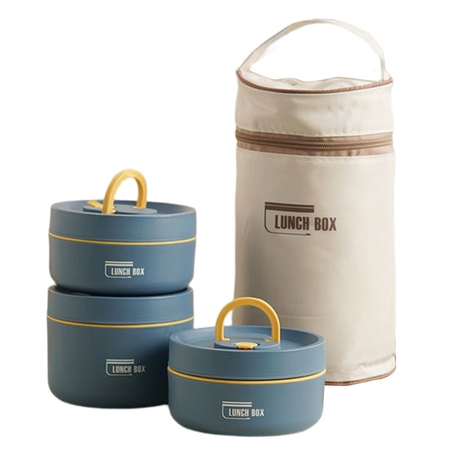 Functionele Isobox warmhoudbox met afneembare rvs lagen en bijpassende geïsoleerde draagtas.