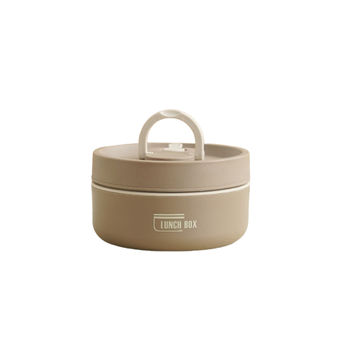Meerlagige Isobox bento box, lekdicht en geïsoleerd, past precies in de bijgeleverde draagtas.