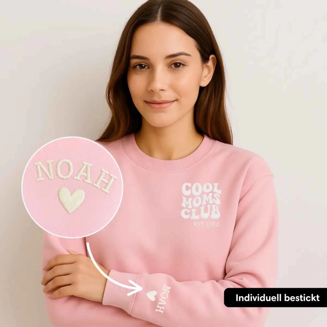 Collectie gepersonaliseerde kleding: T-shirt, sweatshirt en hoodie voor dames, uniek moedercadeau.