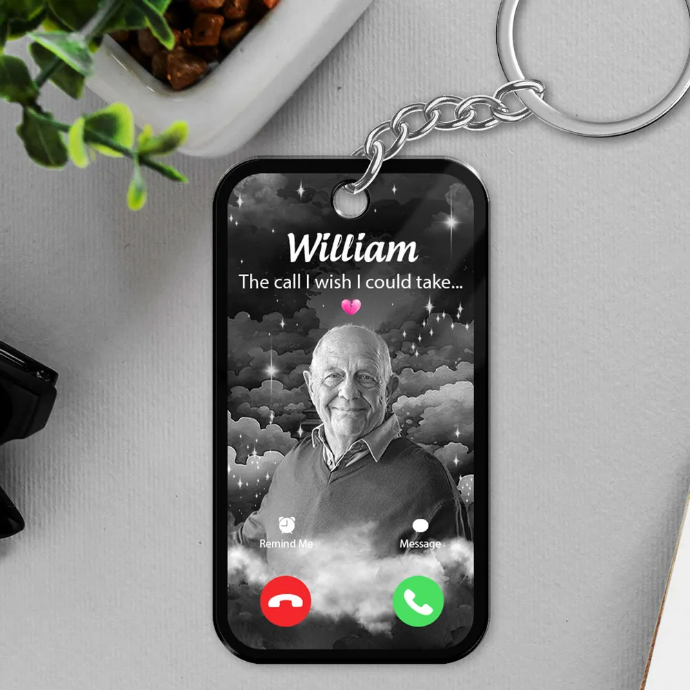 Gepersonaliseerde sleutelhanger met eigen foto. Een unieke acryl herinnering aan dierbare momenten, perfect als cadeau.