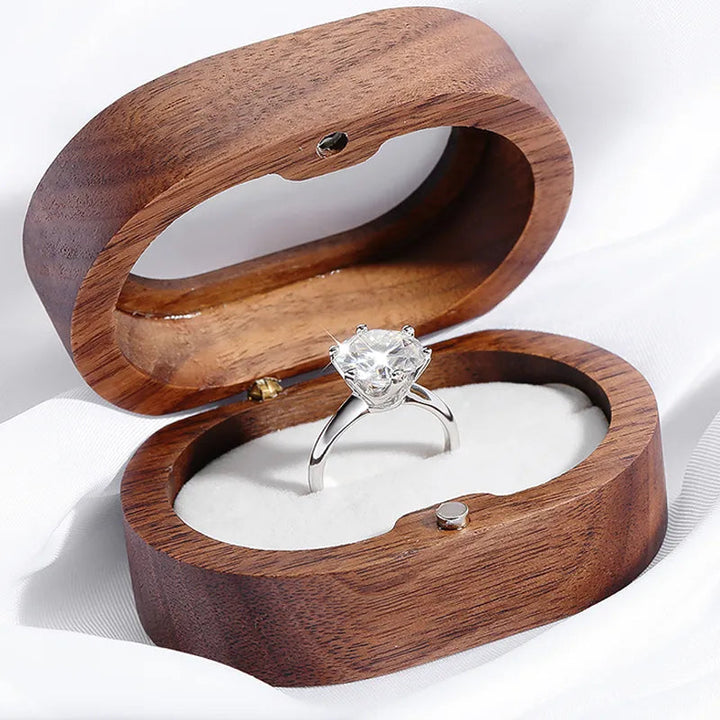 GRA-gecertificeerde Moissanite ring in 925 sterling zilver, glanzende gefacetteerde steen, symboliseert eeuwige elegantie en liefde