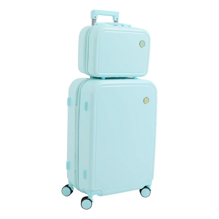 Vienna Duo kofferset, harde schaal. Handbagage koffer en make-up koffer voor georganiseerd en stijlvol reizen.