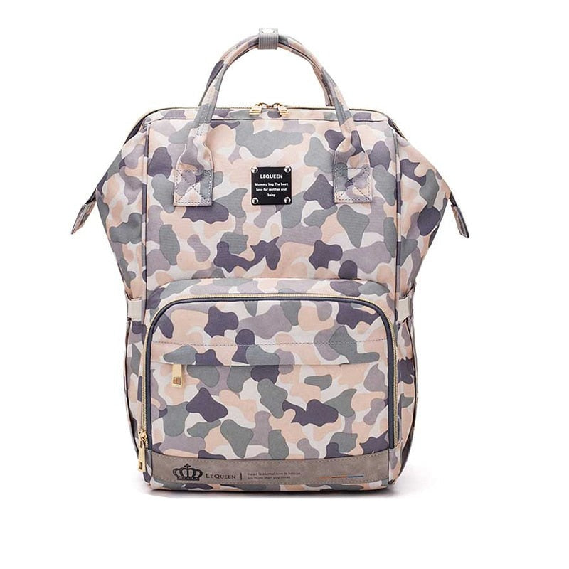 Unisex luiertas rugzak. Stijlvolle, duurzame reistas voor baby en kinderen, comfortabel voor moeder en vader.