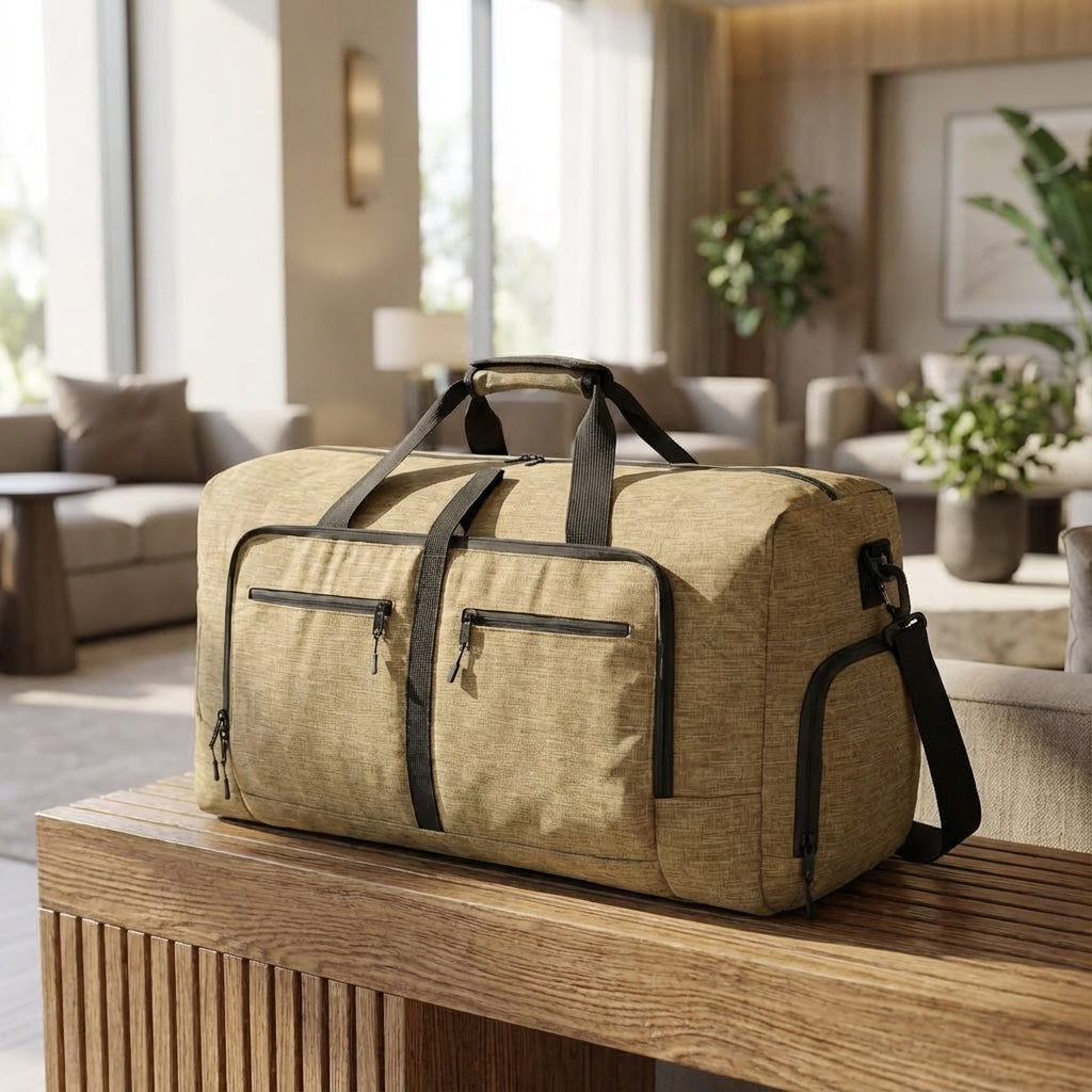 Grote opvouwbare reistas, lichtgewicht en ruim, perfect als duffelbag of weekendtas voor elke reis.
