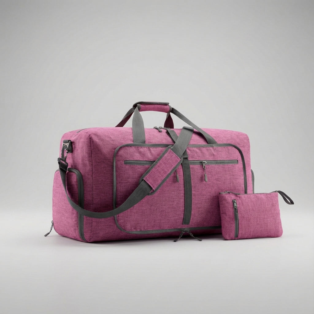 Praktische opvouwbare reistas, ruim en licht, perfect voor extra bagage of een weekendje weg.
