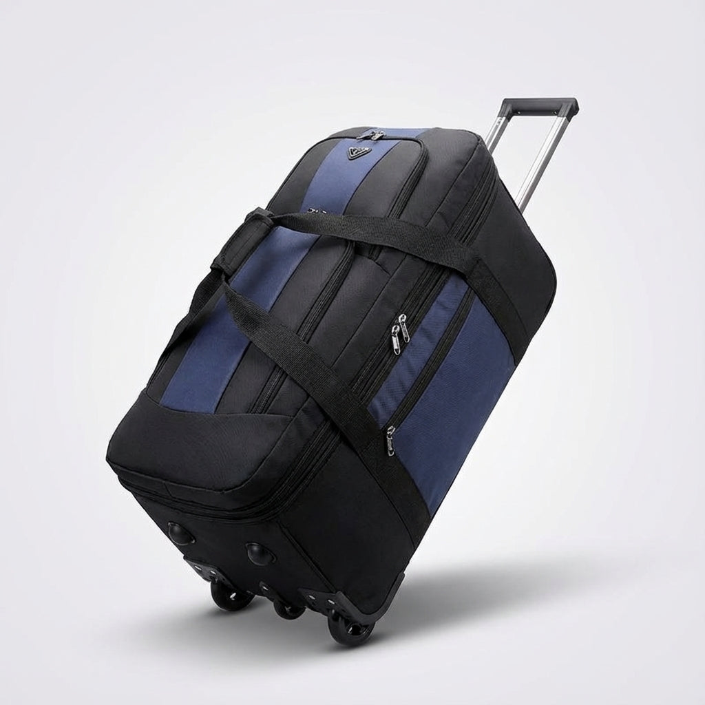 Essentiële reisgezel: opvouwbare trolley bagagekoffer met wielen. Ruime reistas voor stressvrije vakanties.