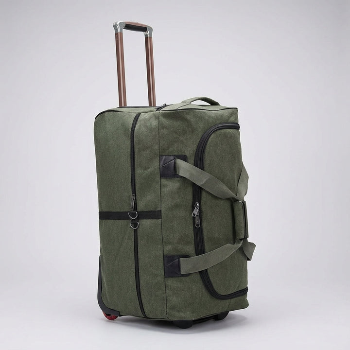 Stijlvolle CanvasHaul reistas met wielen, comfortabel en robuust voor al je avonturen. Handige trolley.