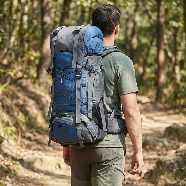 Grote unisex trekkingrugzak Pathward (60L) voor avontuurlijke reizen. Waterafstotend, ideaal voor outdoor.