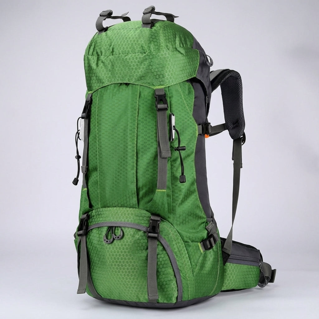 Veelzijdige Pathward reisrugzak (60L), waterafstotend en unisex, voor wereldreizen en kampeeravonturen.