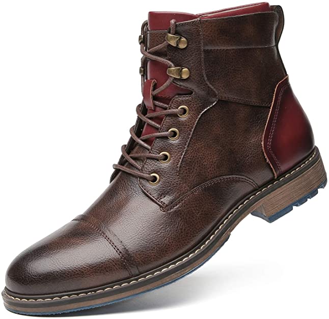 Handgemaakte heren Oxford laarzen, premium leer, elegant ontwerp, stijlvolle vetersluiting, perfecte pasvorm, robuust.