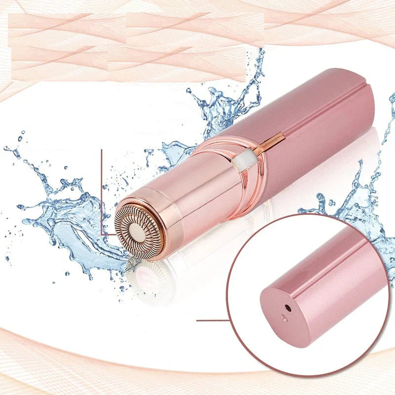 Handzame epilator voor een gladde huid, zachte ontharing, draadloos, voor nat en droog gebruik, huidvriendelijk.