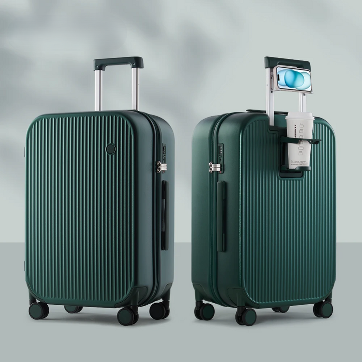 De Lyon hardcase reiskoffer: duurzaam, functioneel en ontworpen voor comfortabel en stijlvol reizen.