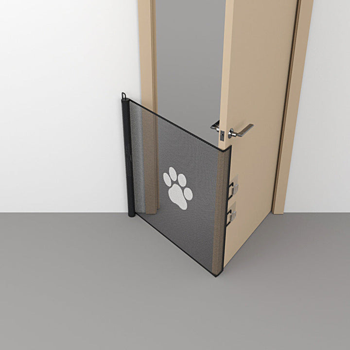 Huisdier veiligheidsnet voor deuren, robuust, eenvoudig te installeren, beschermt huisdieren tegen ongewenst ontsnappen.