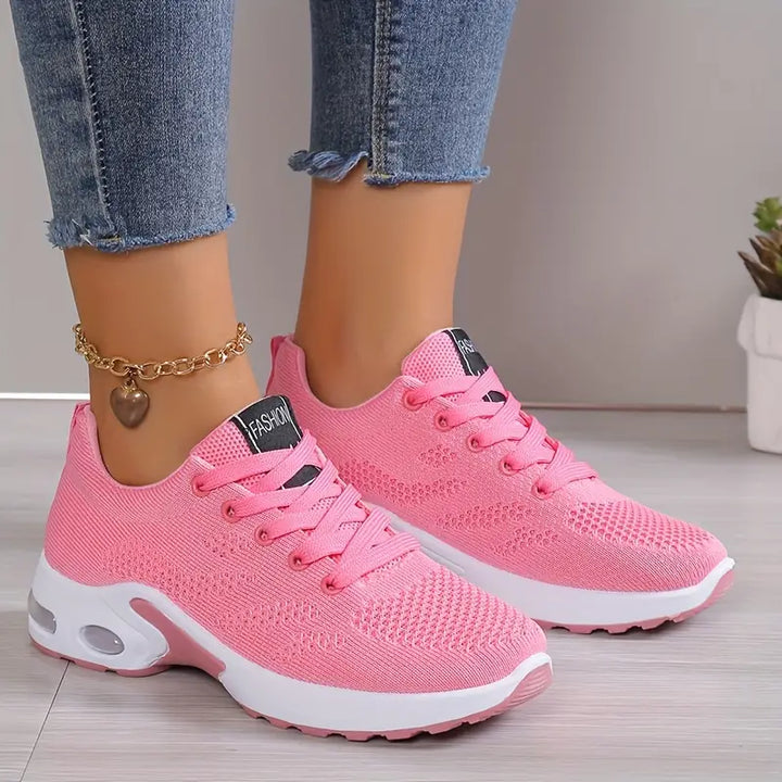 Heidi damesschoenen, ergonomisch, orthopedisch design, in roze; biedt comfort en pijnverlichting voor dames.