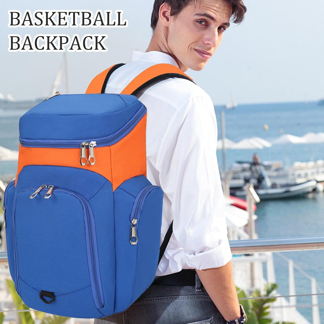 Detail van de waterdichte bodem Draycor rugzak. Belangrijk voor heren basketbal en gymspullen. Grote 30L capaciteit.