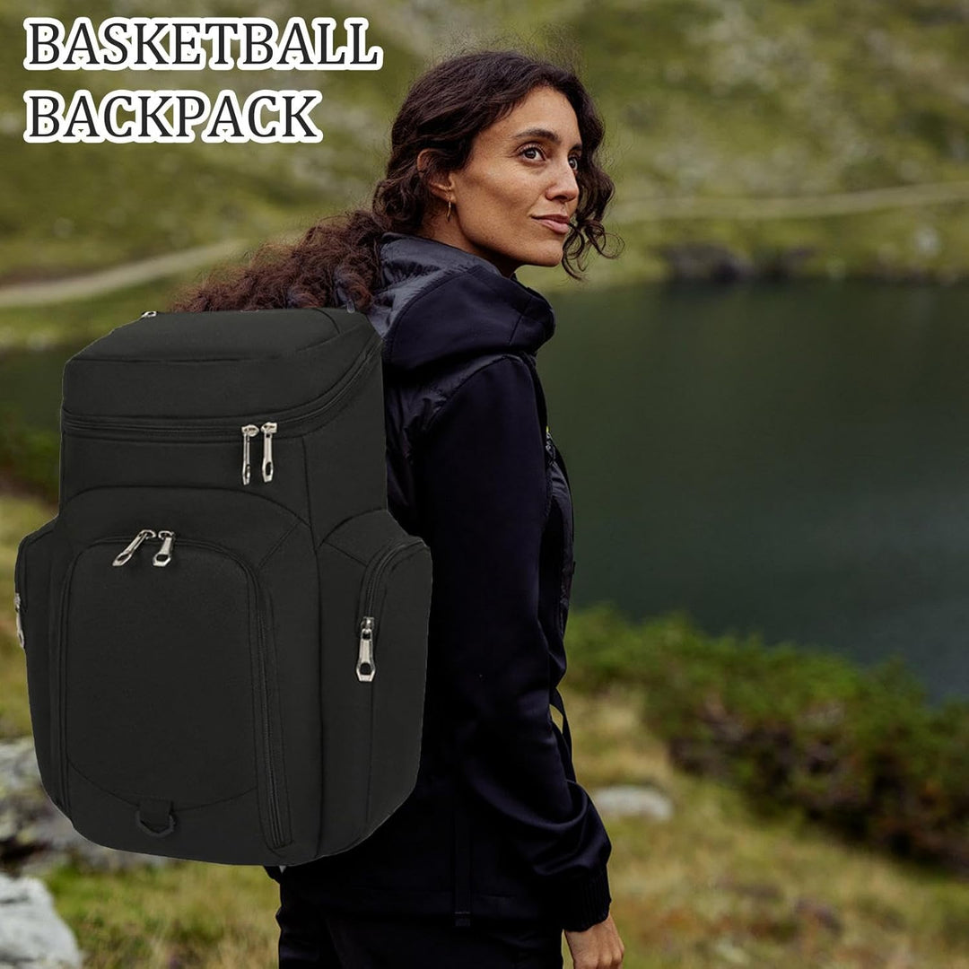 Volle Draycor 30L sportrugzak heren. Klaar voor basketbal of gym, met stevige waterdichte bodem.