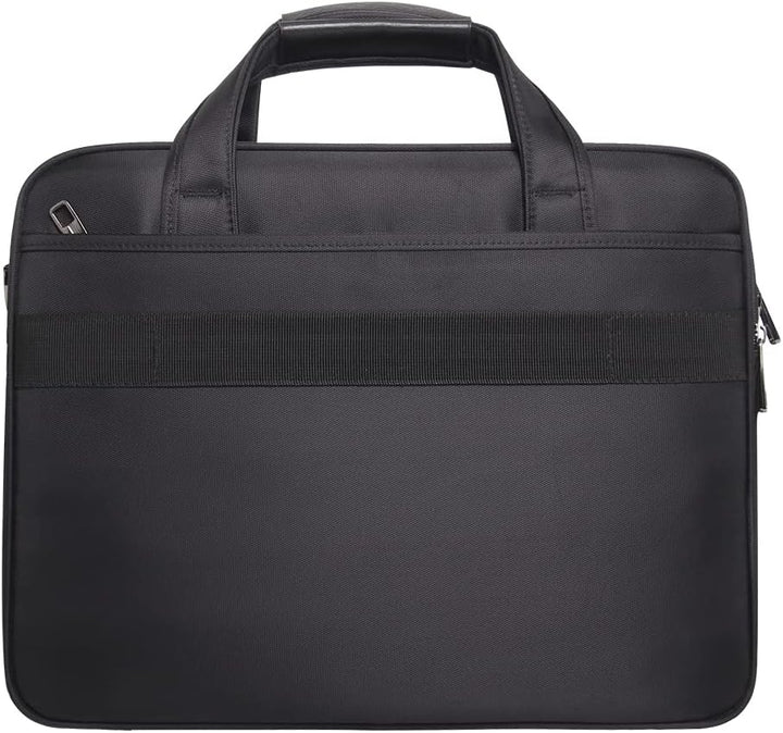 Stijlvolle heren werktas van canvas. Ideaal als laptoptas of messenger bag met veel opbergruimte.