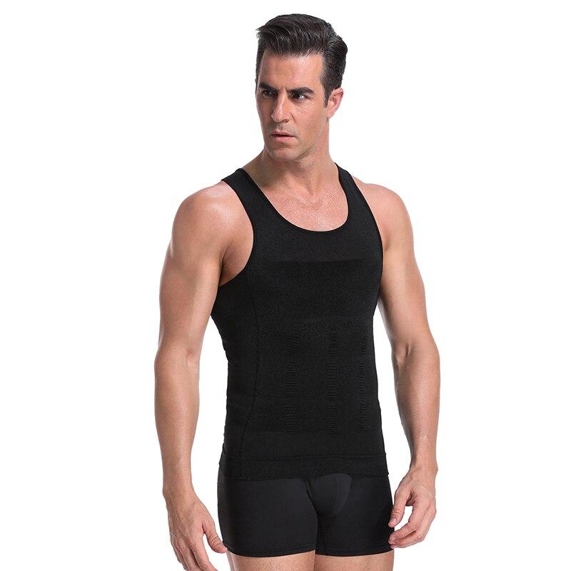 Heren compressie onderhemd dat zorgt voor een slanker en meer gedefinieerd silhouet. Comfortabele corrigerende top.