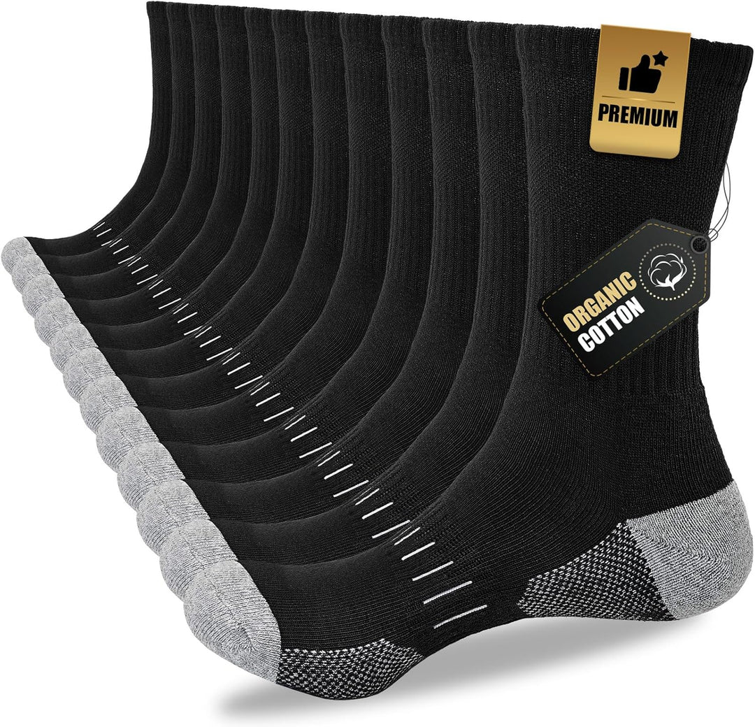Heren crew sokken (6 paar) van Daniel, optimaal comfort voor dagelijks gebruik.
