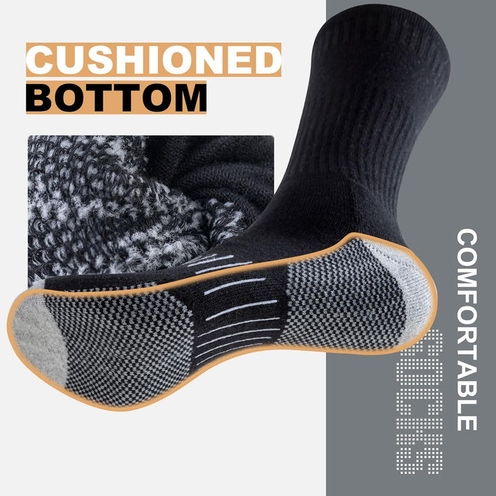 Vochtregulerende heren sokken (6 paar) van Daniel voor de hele dag comfort.