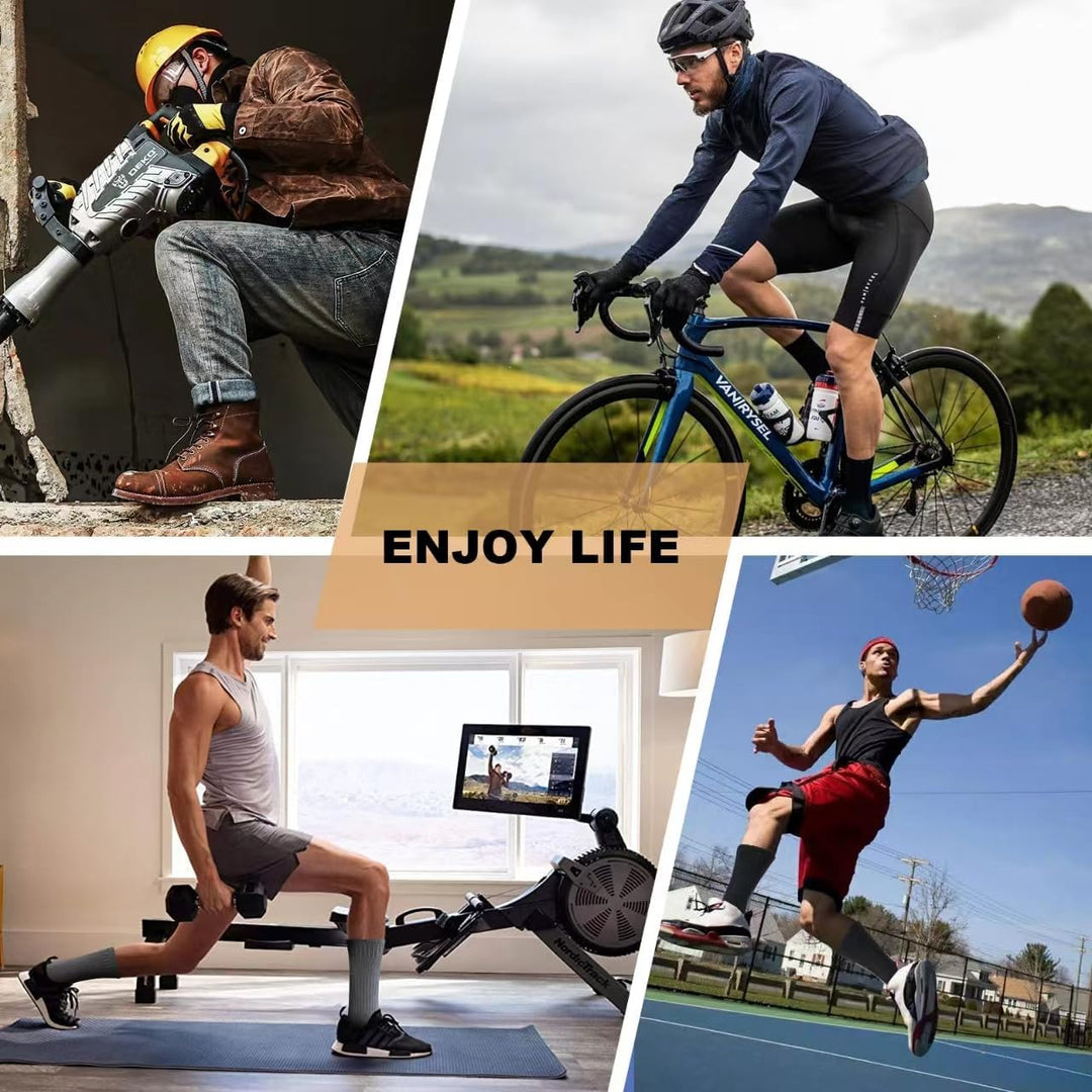 Daniel heren sokken (6 stuks), van katoen, voor sport en dagelijks comfort.