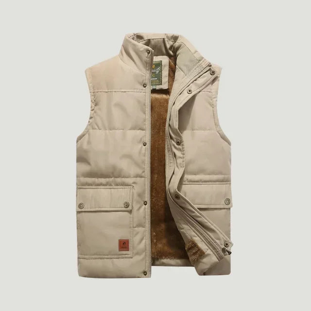 Stijlvolle heren bodywarmer Noah, een lichtgewicht en warm vest voor koelere dagen en herfstkleding.