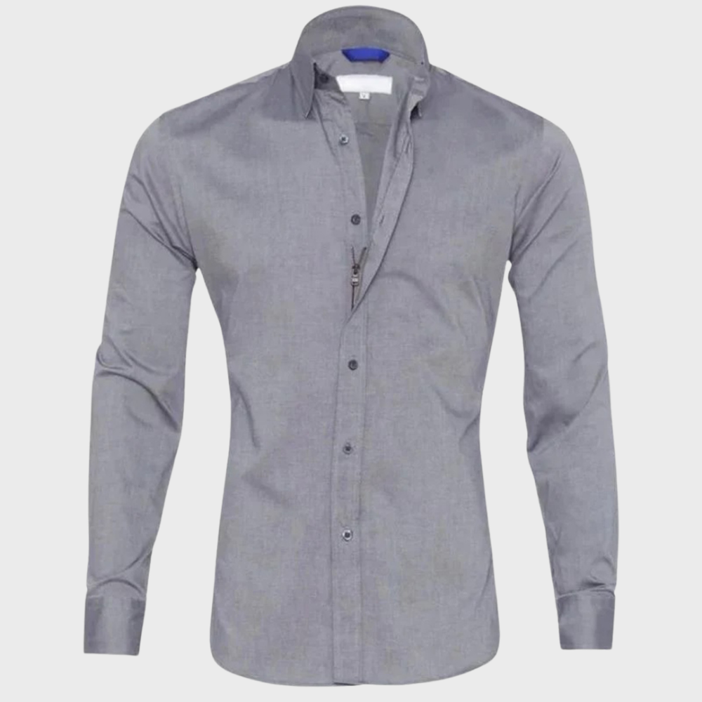 Stijlvol en functioneel: het Milan kreukvrij overhemd, ideaal voor een representatieve zakelijke look.