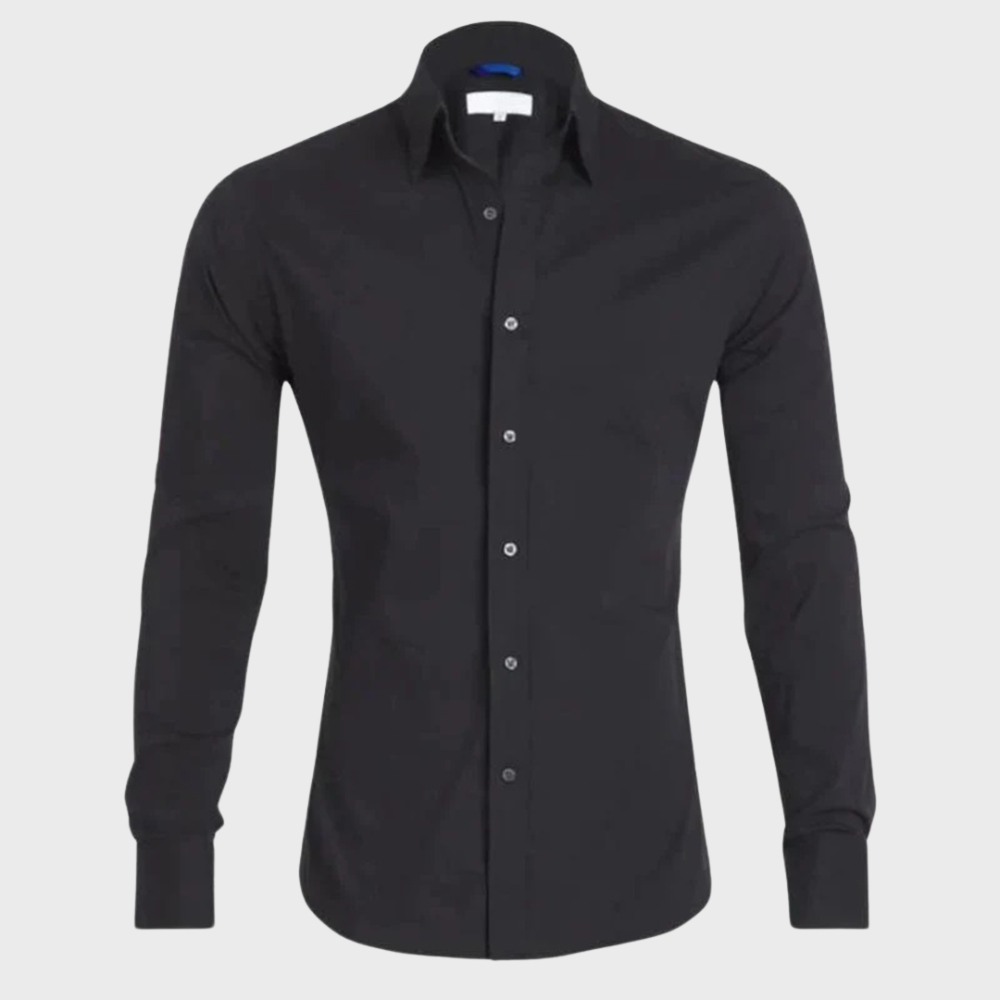 Herenmode: Milan strijkvrij overhemd voor een scherpe, zakelijke look zonder strijken.