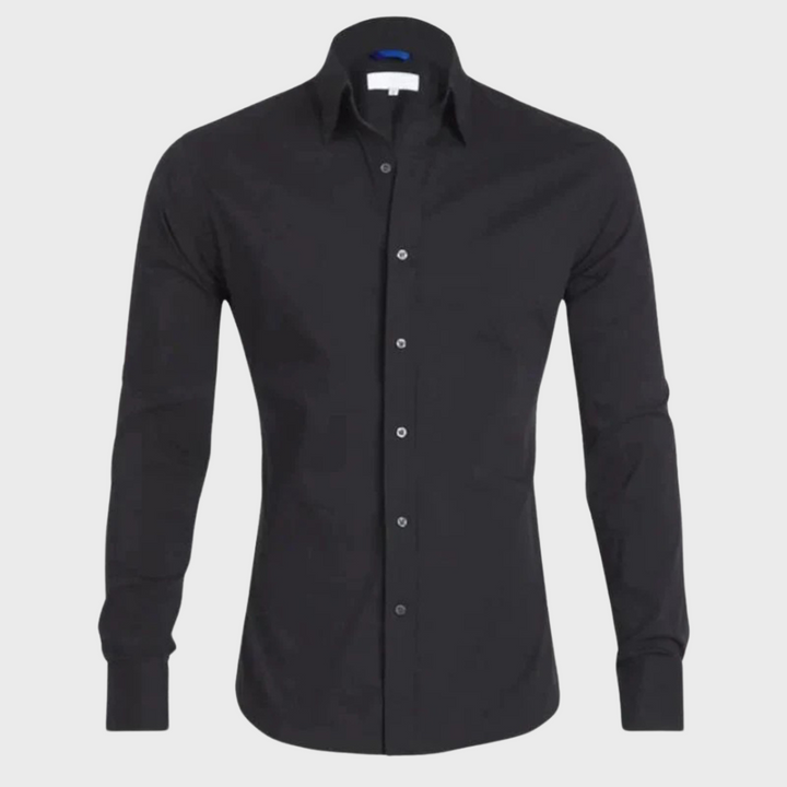 Herenmode: Milan strijkvrij overhemd voor een scherpe, zakelijke look zonder strijken.
