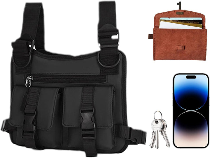 Grijs hardloopvest heren, lichtgewicht, ademend en verstelbaar, voor fitness en outdoor.