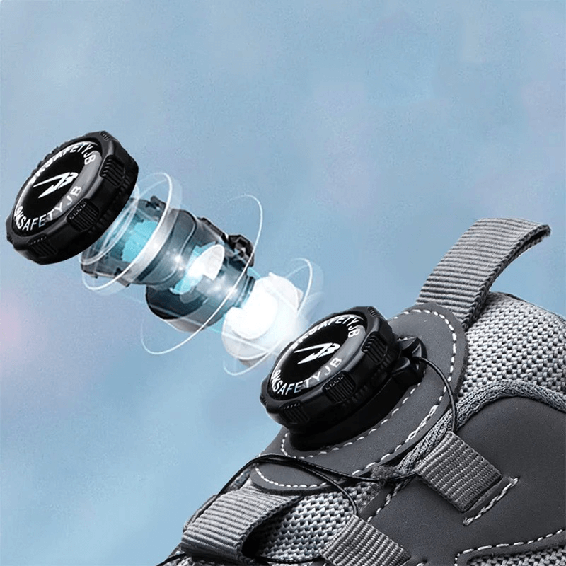 Orthopedische binnenzool van Orion veiligheidsschoenen, ontworpen voor comfort en anti-vermoeidheid bij heren.