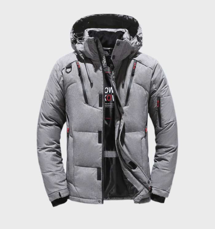 Warmtegarantie: Heren winterparka met fleecevoering en waterdichte buitenkant. Ideaal voor herfst en winter.