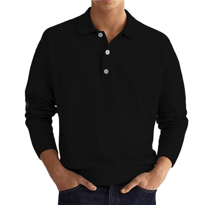 Modieus heren poloshirt lange mouwen, elegante kledingstuk voor elke dag. Combineert stijl en ultiem draagcomfort.