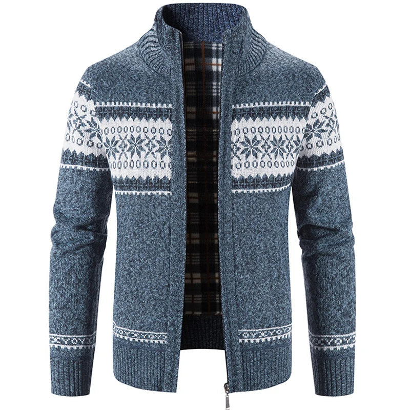 Heren Scandinavisch vest van NordicEdge, warm en stijlvol voor casual dagen. Ideaal als trui.
